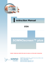 SOMNOmedics SOMNOscreen plus User manual