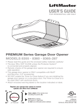 Chamberlain LiftMaster Premium 8355 User manual