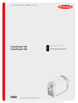 Fronius TRANSPOCKET 180 TIG Operating Instructions Manual