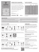 ESPRO Travel Press Quick start guide