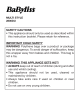 BaByliss MULTI STYLE 2800DU User manual