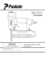 Paslode T200-F18 Operating instructions