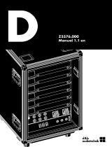 D&B Z5576.000 D80 Touring rack Owner's manual