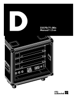D&B D80 Touring rack Owner's manual