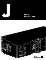 D&B J8/J12 Owner's manual