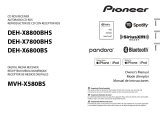 Pioneer DEH-X8800BHS Owner's manual