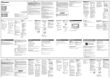 Pioneer MVH-S420BT Quick start guide