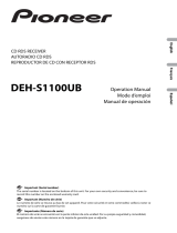 Pioneer DEH-S1100UB Owner's manual