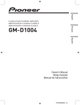 Pioneer GM-D1004 Owner's manual