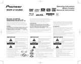 Pioneer BDR-212UBK Owner's manual