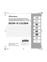 Pioneer BDR-X12UBK Owner's manual