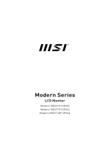 MSI Modern MD271P Owner's manual