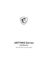 MSI MPG ARTYMIS 343CQR Owner's manual