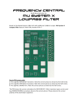 Frequency Central MU System X Lowpass Filter Build Documentation