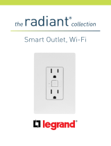 Legrand Smart Outlet, Wi-Fi Installation guide