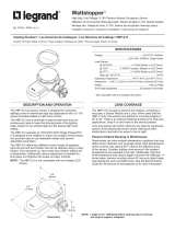 Legrand HBP-212 Installation guide