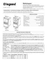 Legrand PW-301-347/302-347 Passive Infared Sensors Installation guide