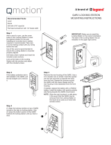Legrand QDR2 Locking Station Installation guide