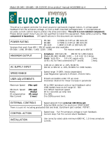 Eurotherm ER-340/ER-680/ER-1220 Owner's manual