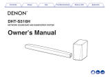 Denon DHT-S516H Owner's manual