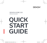 Denon Home 250 - Refurbished Quick start guide