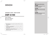 Denon DBP-A100 Owner's manual
