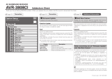 Denon AVR-3808CI User manual