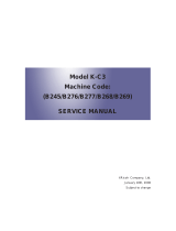 Ricoh B268 User manual