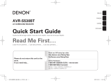 Denon AVR-S530BT Quick start guide