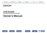 Denon AVR-X2400H User guide