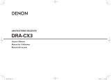 Denon DRA-CX3 User manual