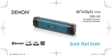 Denon Envaya Mini - DSB-100 Quick start guide