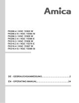 Amica FK316.3X User manual