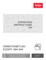 Amica DIM637ANBTLKD User manual