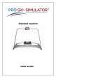 Pro Ski-Simulator Standard machine User manual