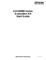 Seiko Epson S1V30080 Series Start Manual