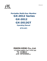 Riken Keiki GX-2012GT Operating instructions