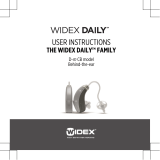Widex Daily Series User manual