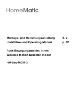 HomeMatic HM-Sec-MDIR-3 Owner's manual