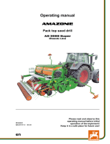Amazone AD 3000 Super Classic Line Operating instructions