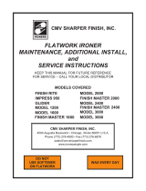 CMV SHARPER FINISH 1200 Maintenance, Additional Install, And Service Instructions