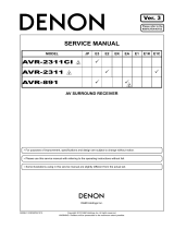 Denon AVR-2311CI User manual