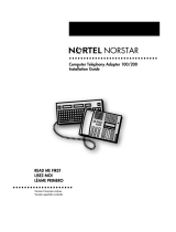 Nortel Norstar CTA 200 Installation guide