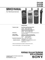 Sony CM-Mx300 User manual