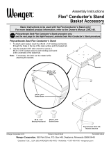 Wenger Flex Conductor’s Stand Basket Accessory Assembly Instructions