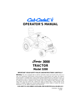 Cub Cadet 3208 User manual