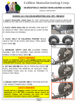 Collins Hi-Speed Dolly Instructions And Precautions