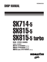 Komatsu Utility SK815-5 turbo Shop Manual