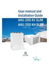 Ensy AHU-200 KH SLIM User Manual And Installation Manual