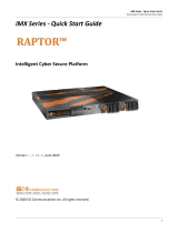 iS5 Raptor iMX Series Quick start guide